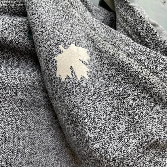 Roots Zip Front Salt & Pepper Hoodie, size 10 - Picture 7 of 7